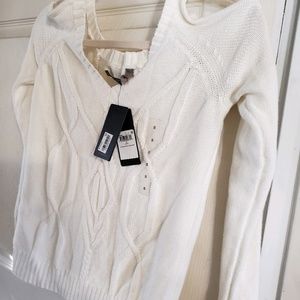 NWT Guess cold shoulder sweater.....NICE